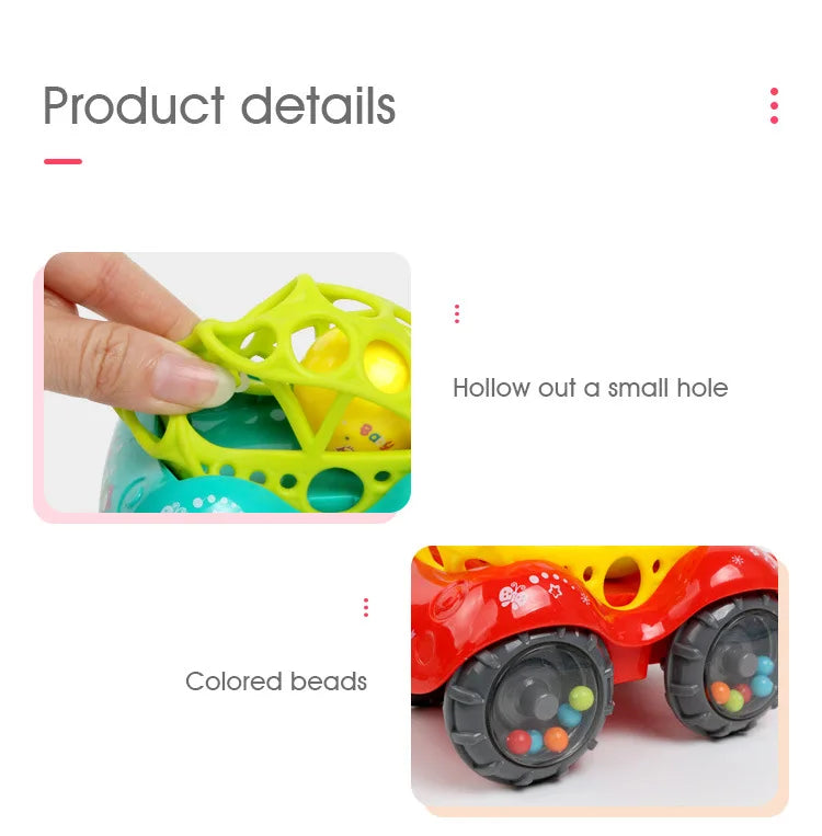 Baby Rattles Toys Newborn Sensory Teether Baby Development Games Educational Infant Toys For Babies Baby Toys 0 6 12 Months