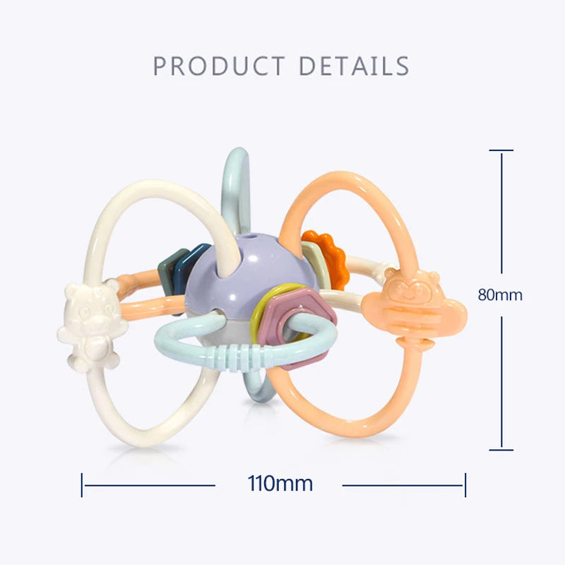 Baby Rattles Toys Newborn Sensory Teether Baby Development Games Educational Infant Toys For Babies Baby Toys 0 6 12 Months