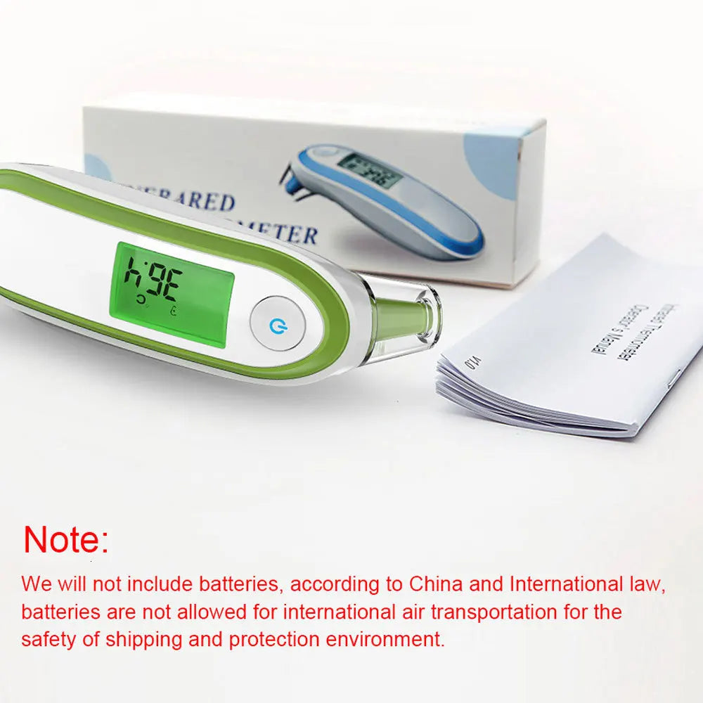 JYHealth Medical Household Infrared Digital Ear and Forehead Non-contact Laser Body Thermometer LCD Baby Adult Fever Temperature