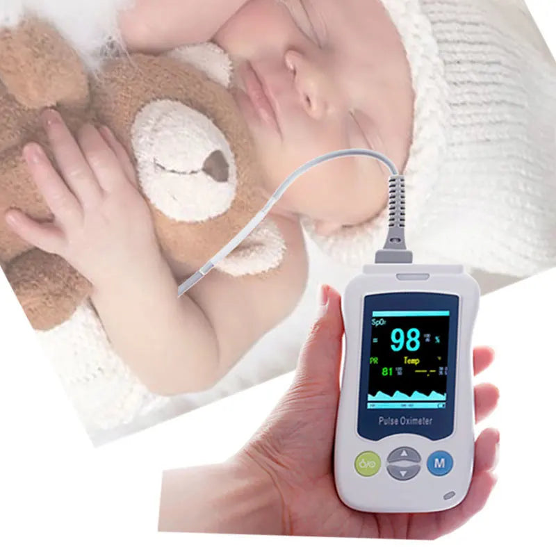 JYouCare Medical Portable Handheld Pulse Oximeter Adult Newborn Infant Neonatal Child Baby Kids Oximetro De dedo OLED Fingertip