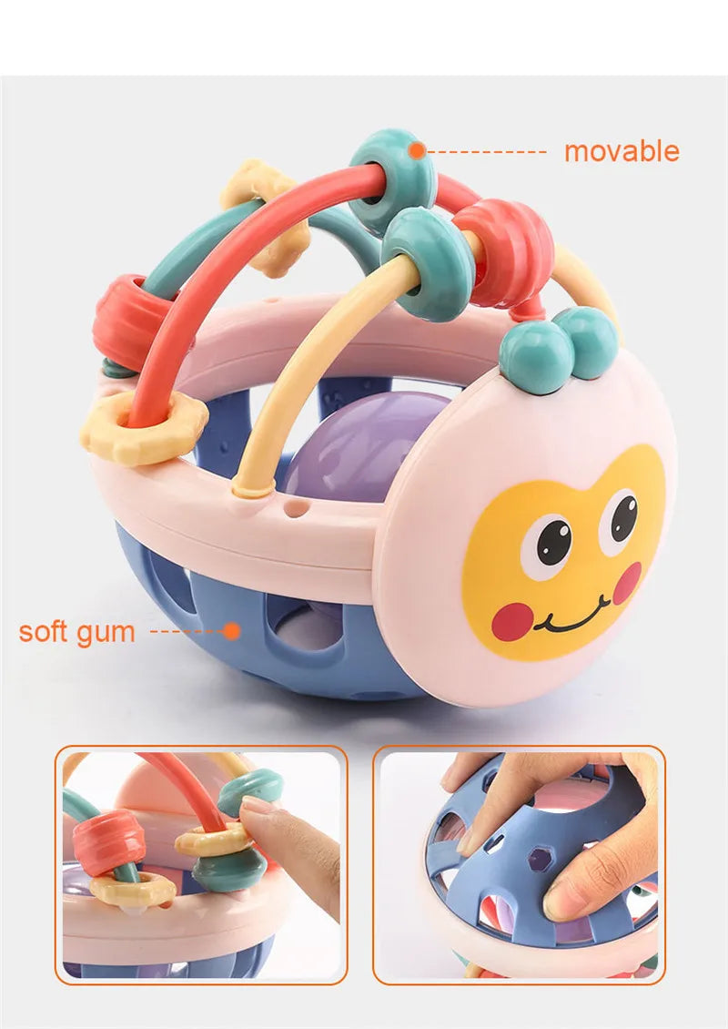 Baby Rattles Toys Newborn Sensory Teether Baby Development Games Educational Infant Toys For Babies Baby Toys 0 6 12 Months