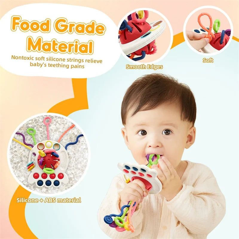 Baby Rattles Toys Newborn Sensory Teether Baby Development Games Educational Infant Toys For Babies Baby Toys 0 6 12 Months
