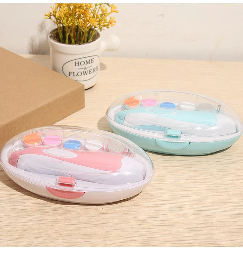 Kids Safe Electric Baby Nail Trimmer Electric Baby Nail Clipper Care Tools For Newborn Fingernails and Toenails
